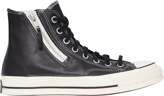 Converse Chuck 70 Side Zip High Black Egret 166721C 166721C