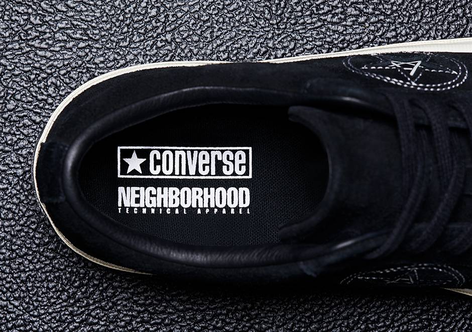 Shop NEIGHBORHOOD x Converse One Star 74 '黑白' 版 158601C-001
