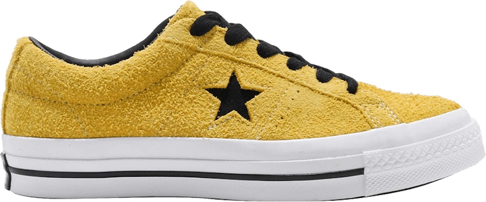 One star top yellow converse