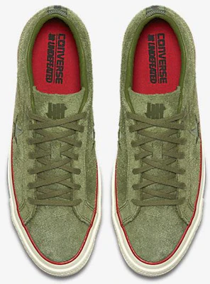 UNDEFEATED x Converse One Star Suede Low Olive 158894C 158894C