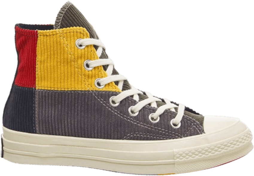 Yellow 2025 corduroy converse