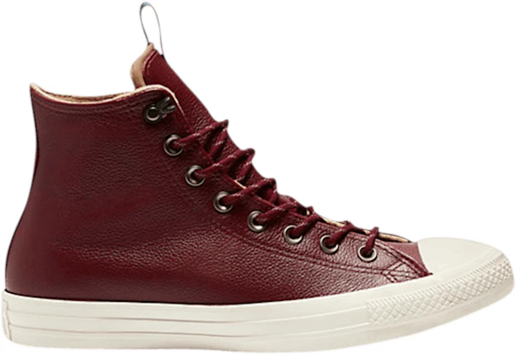 Burgundy top color converse