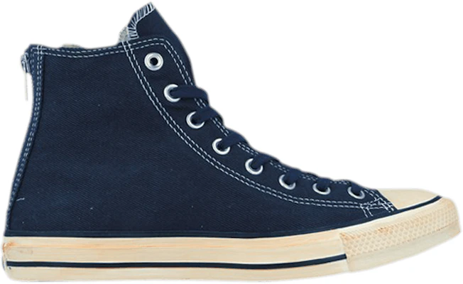 Converse back zip hot sale high top sneaker