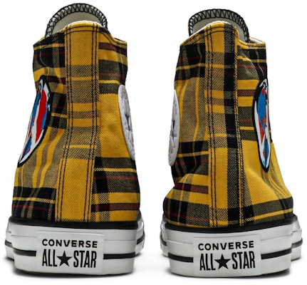 Yellow plaid converse 2025