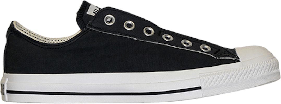 All black 2025 converse slip on