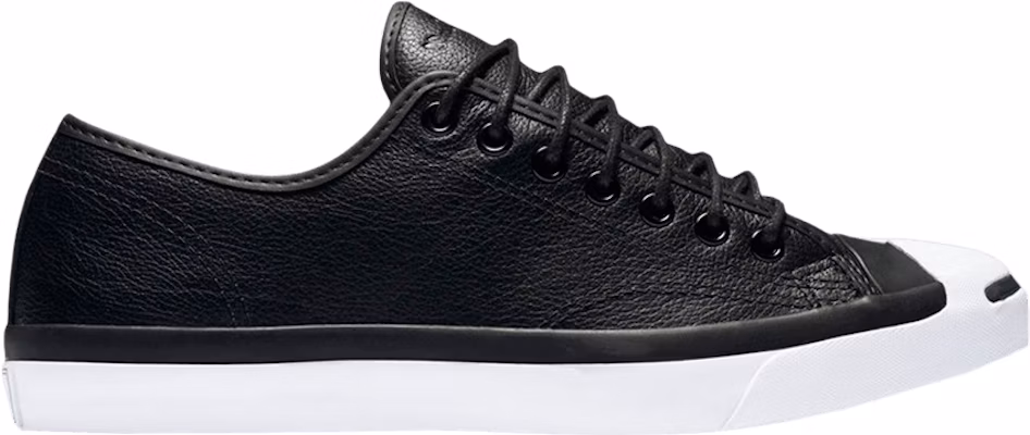 Converse Jack Purcell Tumbled Leather Low Black 147574C