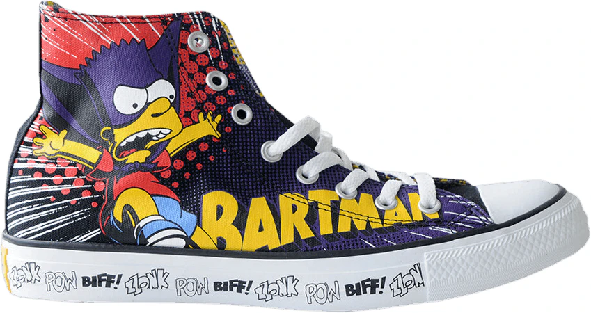 The Simpsons x Converse Chuck Taylor All Star High Bartman