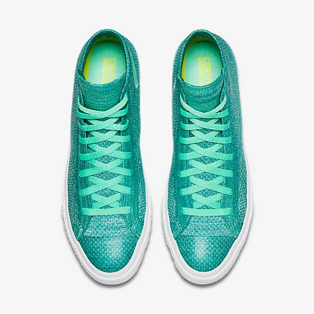 Converse Chuck Taylor All Star Flyknit Hi 'Green Glow' 圖 2