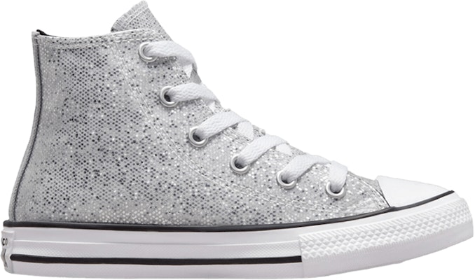 Glitter 2025 silver converse
