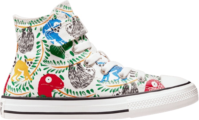 Multi colored top chuck taylors