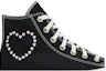Order (W) Converse Chuck Taylor All Star High 'Corazones Bordados - Negro' A01602C