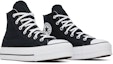 Cheap (W) Converse Chuck Taylor All Star Lift Tinggi 'Hitam Putih' 560845F