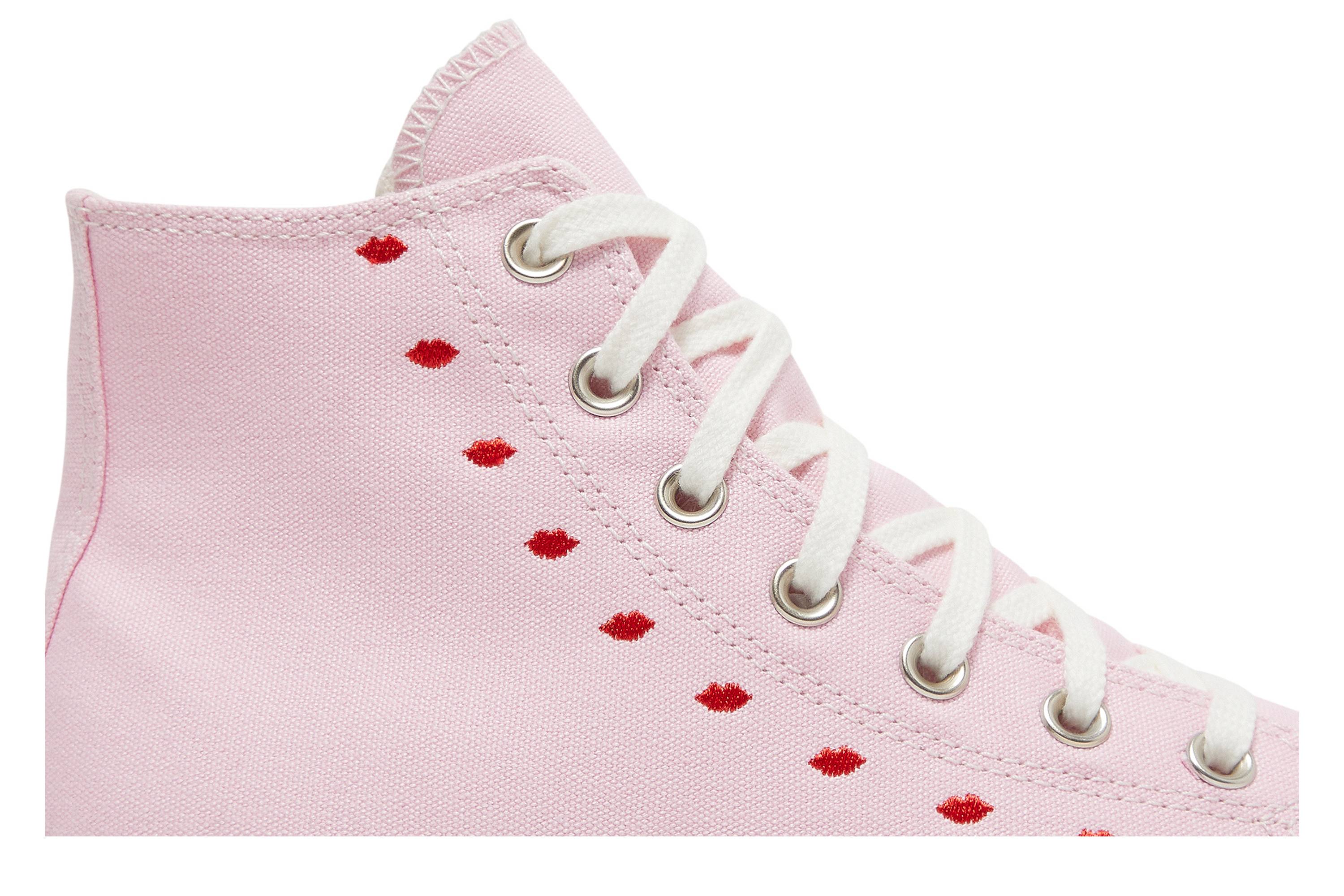 Order (Women) Converse Chuck Taylor All Star High 'Embroidered Hearts - Cherry Blossom' A01603F