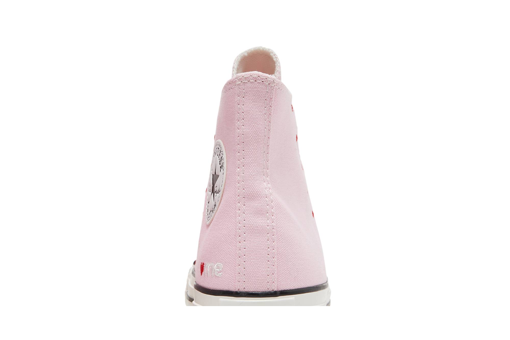 Sizing (Women) Converse Chuck Taylor All Star High 'Embroidered Hearts - Cherry Blossom' A01603F