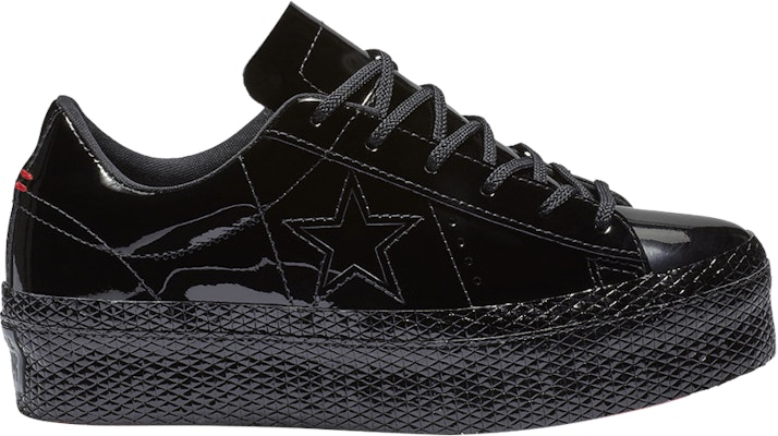 Womens one star patent hotsell platform low