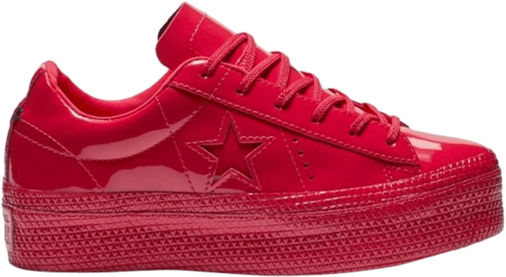 Converse one star red womens hot sale