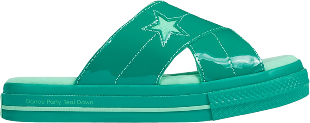 Women OPI x Converse One Star Sandal Dance Party Teal Dawn
