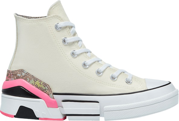 White 2025 snakeskin converse