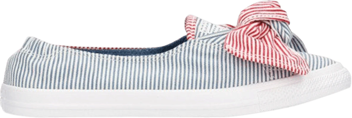Women Converse Chuck Taylor All Star Knot Slip Bow Stripes
