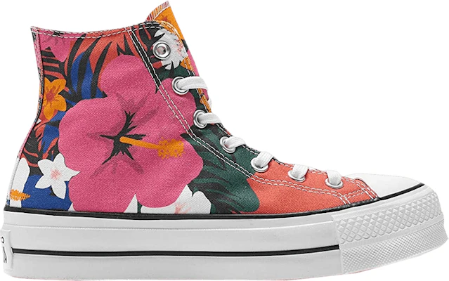 Women Converse Chuck Taylor All Star Lift High Paradise Print