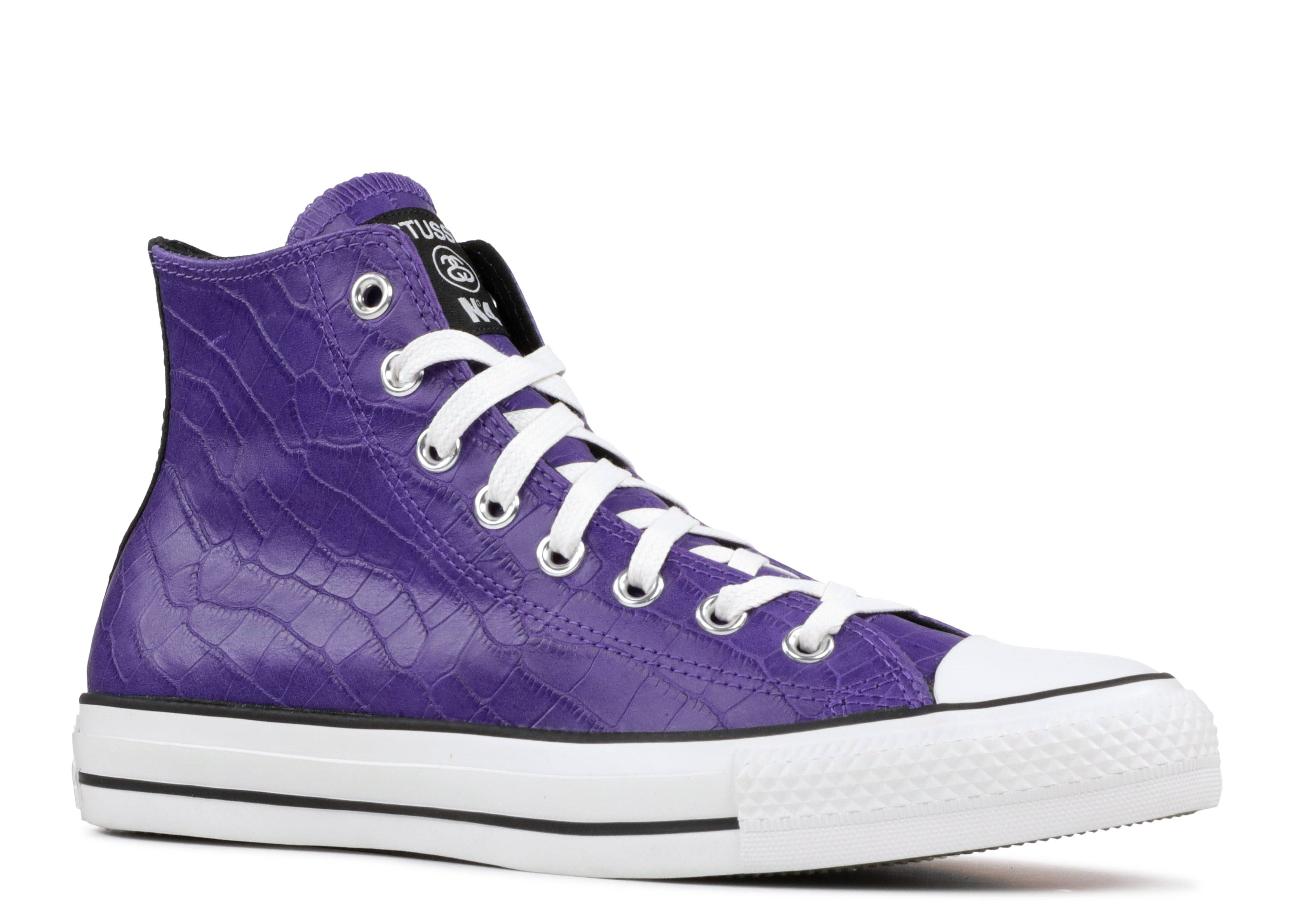 stüssy & converse high tops