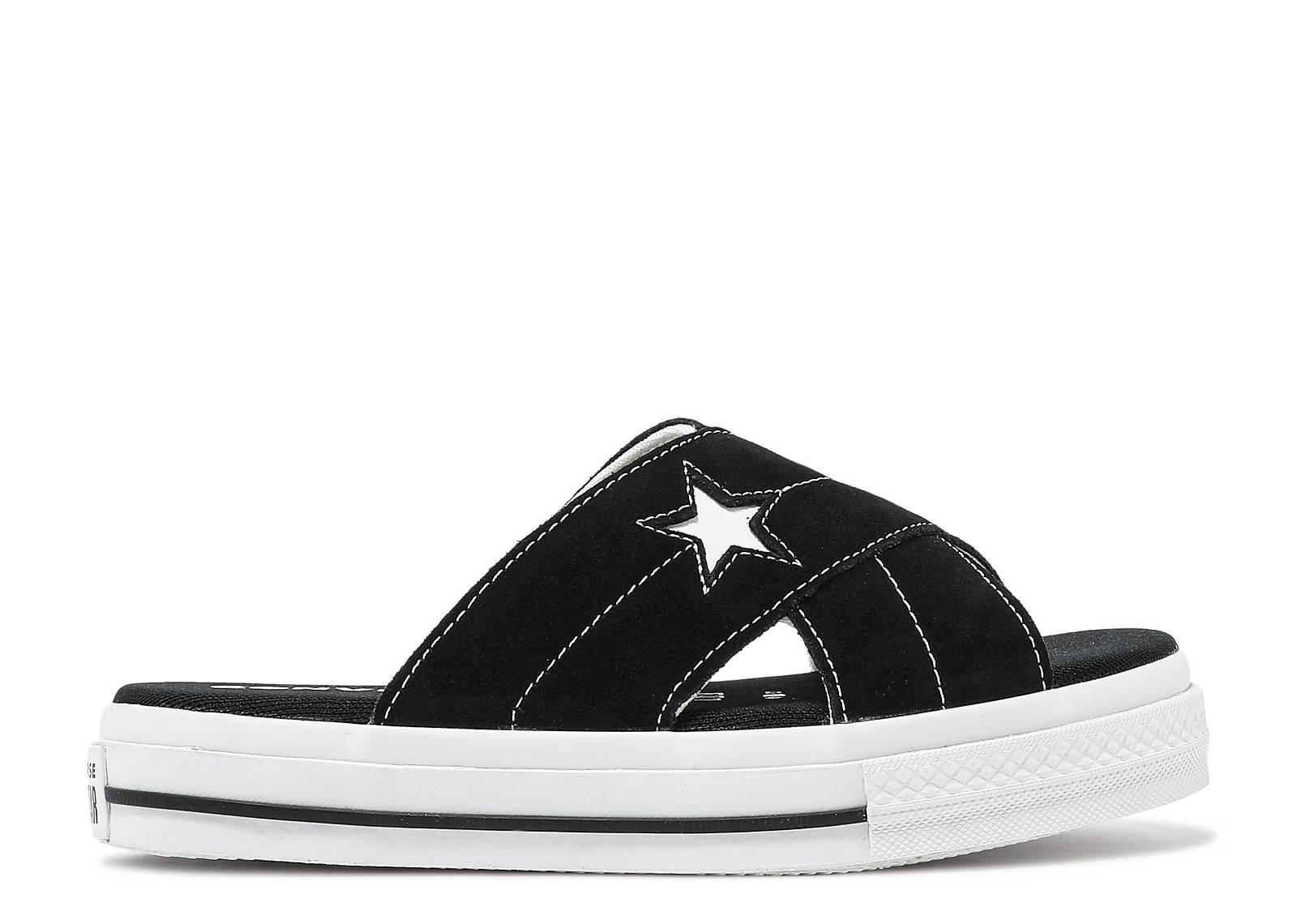 Converse Women's One Star Suede Slip Sandal, Black/Black/Black, 6 M US  price in Saudi Arabia | Amazon Saudi Arabia | kanbkam