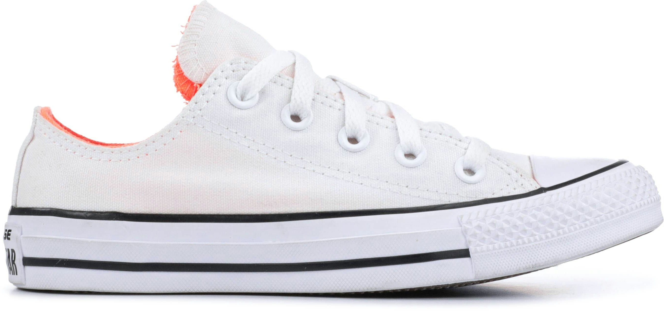 Women Converse Chuck Taylor All Star Double Tongue Low White