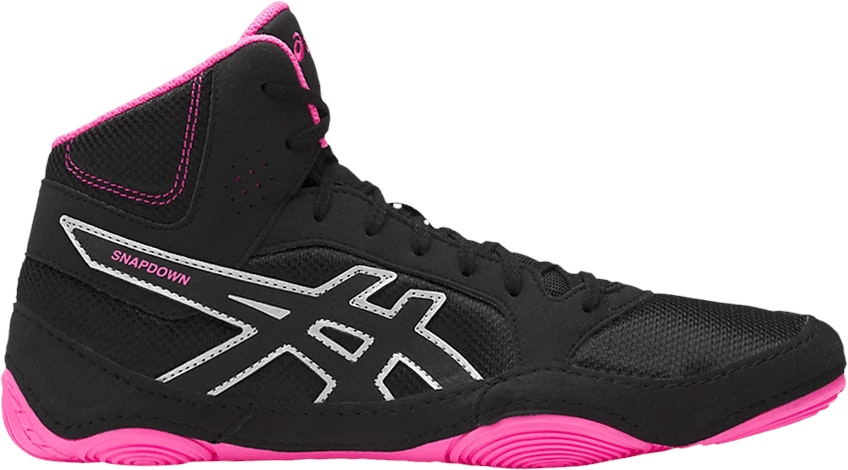 Women ASICS Snapdown 2 Black Hot Pink J703Y 9020 J703Y 9020