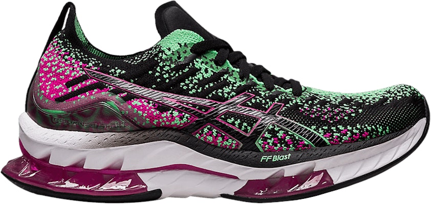 Women ASICS Kinsei Blast Black Pink Rave 1012B068 003