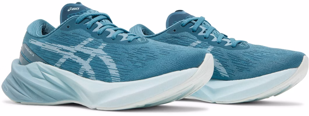 (W) ASICS Novablast 3 'Hijau Pinus Asap Biru' 1012B288-300 Cheap (W) ASICS Novablast 3 'Hijau Pinus Asap Biru' 1012B288-300