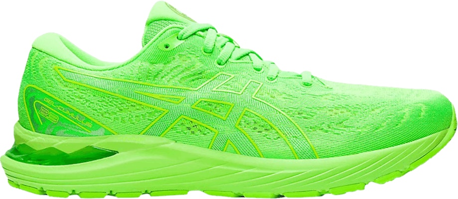 Neon green asics hotsell
