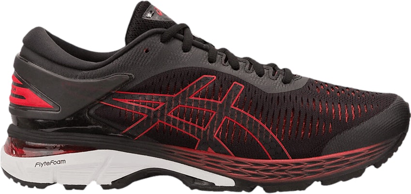 ASICS Gel Kayano 25 Black Classic Red 1011A019 004