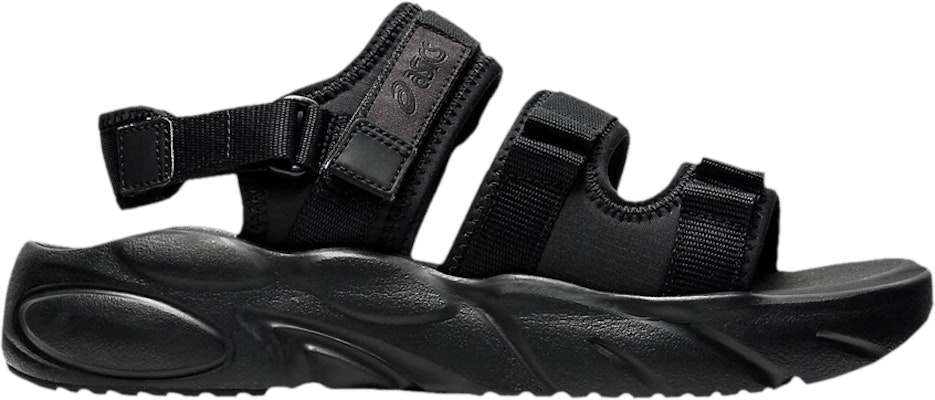 Women ASICS Gel Bondal Sandals Triple Black 1023A051 002