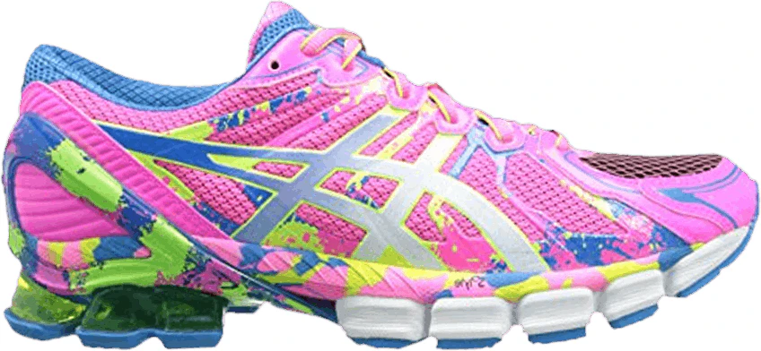 Women ASICS Gel Sendai 2 Hot Pink Camo T4A6N 3501 T4A6N 3501