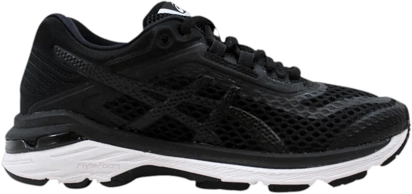 Women ASICS GT 2000 6 Black White T855N 9001