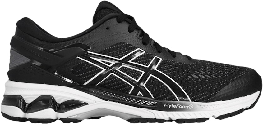 Women ASICS Gel Kayano 26 Black White 1012A457 001 1012A457