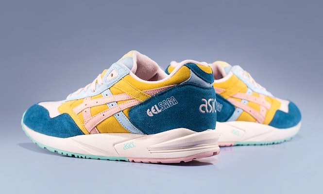 Atmos x ASICS Lily Brown x Gel Saga Yellow TH416Q 8363 TH416Q