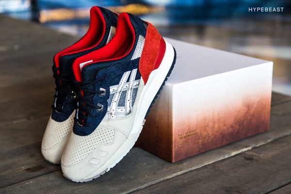 Concepts x ASICS Gel Lyte 3 'Boston Tea Party' Edición Especial Caja H50TK-9394-S Details for Concepts x ASICS Gel Lyte 3 'Boston Tea Party' Edición Especial Caja H50TK-9394-S