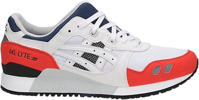 Asics gel 2025 lyte white orange