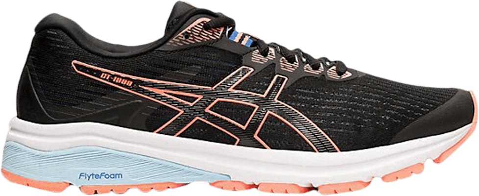 Women ASICS GT 1000 8 Black Sun Coral 1012A460 003 1012A460