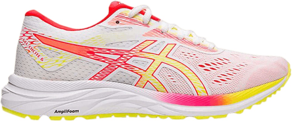 Women ASICS Gel Excite 6 White Sour Yuzu 1012A150 100