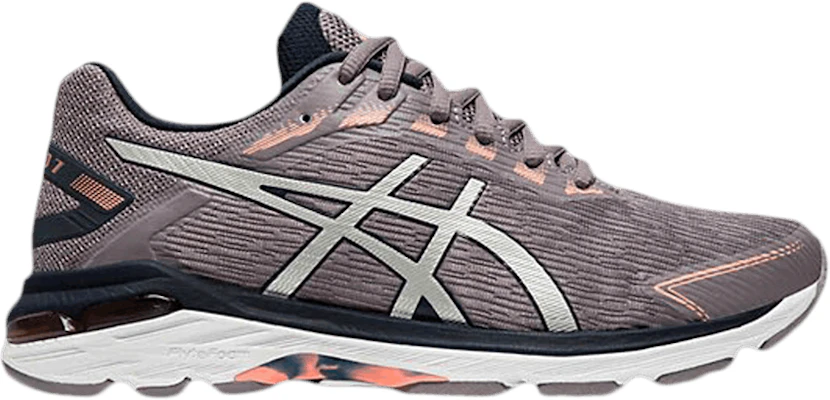 Women ASICS GT 2000 7 Twist Lavender Grey Silver 1012A516 500