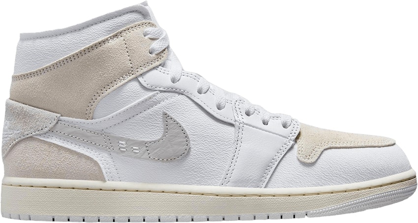Air Jordan 1 Mid SE Craft 'Inside Out â White Sail' (GS) - FB9142-120 - Novelship