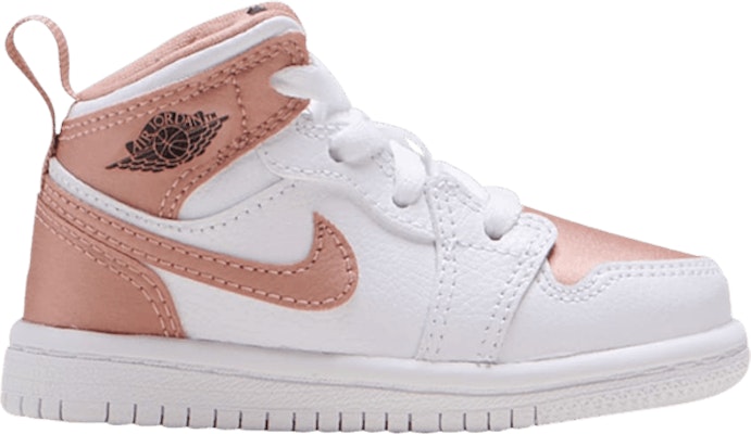 (Toddler) Air Jordan 1 Mid 'White Rose Gold' 644507-190 - Novelship