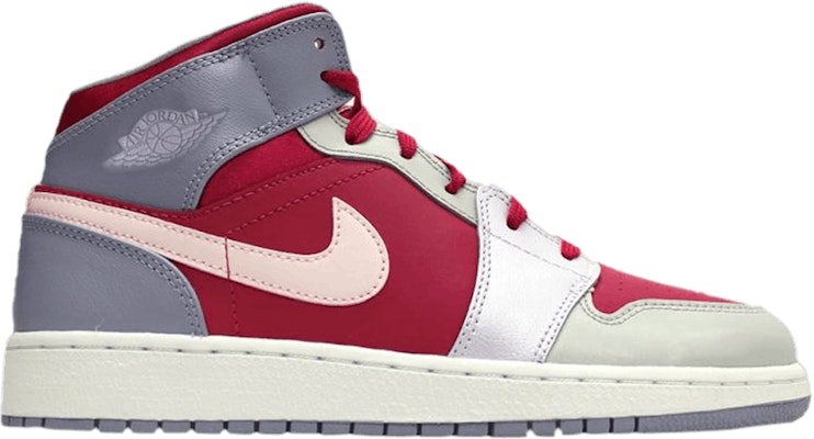 Grade School Air Jordan 1 Mid GG Hyper Fuchsia 555112 609