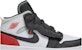 (PS) Air Jordan 1 Mid ALT 'Red Black Toe' Merah Hitam. AR6351-100