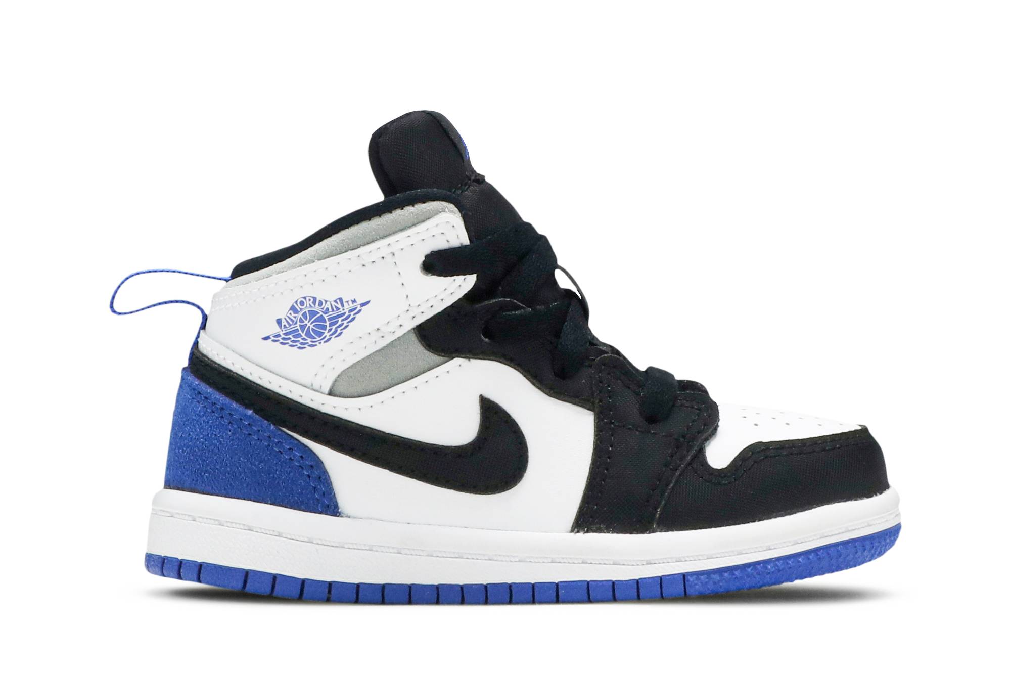aj1 mid royal black toe