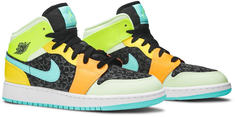 (Grade School) Air Jordan 1 Mid SE 'Clover' bq6931-037 Cheap (Grade School) Air Jordan 1 Mid SE 'Clover' bq6931-037