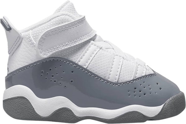(Toddler) Air Jordan 6 Rings 'White Cool Grey' 323420-121 Buy (Toddler) Air Jordan 6 Rings 'White Cool Grey' 323420-121