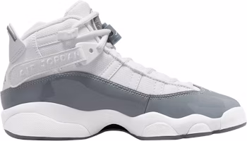 (Grade School) Air Jordan 6 Rings 'White Cool Grey' 323419-121 (Grade School) Air Jordan 6 Rings 'White Cool Grey' 323419-121